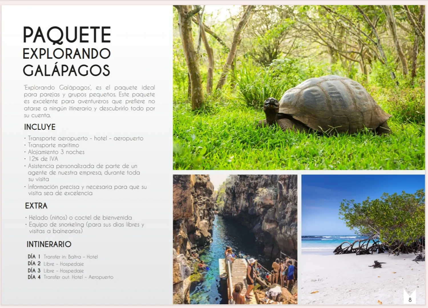 Paquete Explorando Galápagos - Todo Incluido